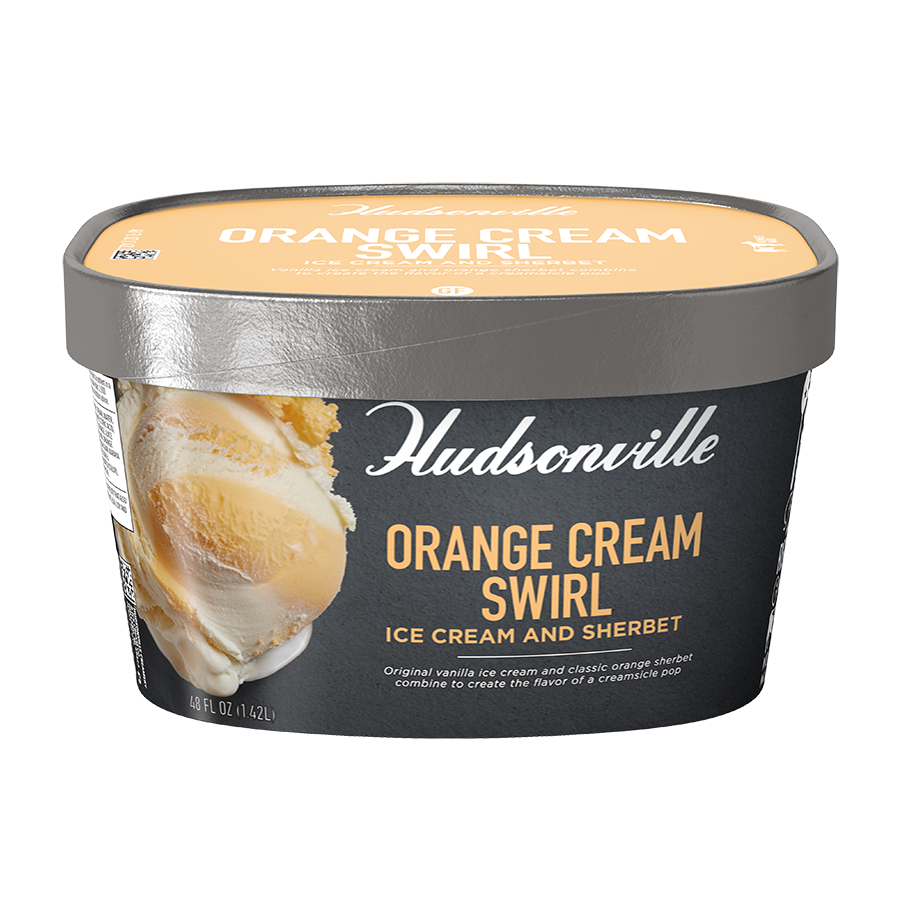 Hudsonville Orange Cream Ice Cream 48oz