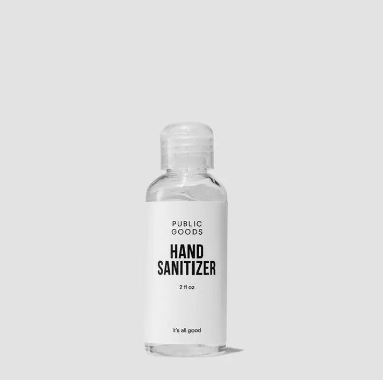 Public Goods Hand Sanitizer Travel 2 oz