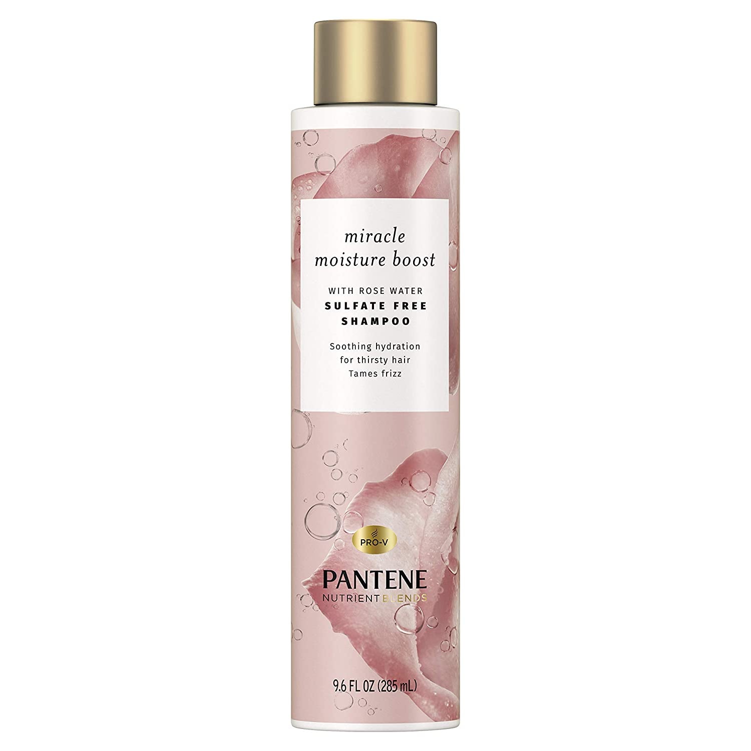 Pantene Miracle Moisture Rose Water Shampoo 9.6 oz