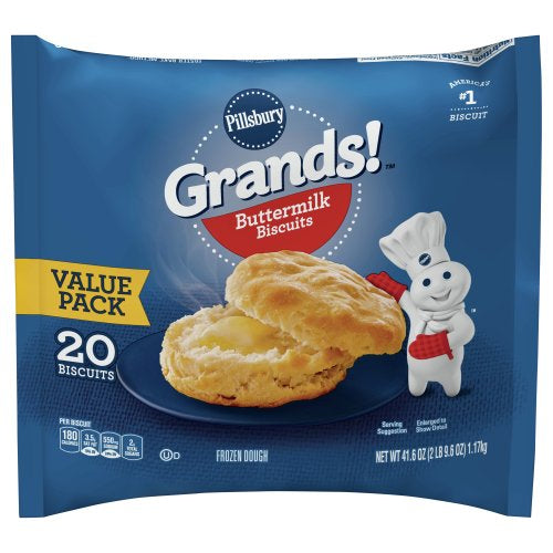 Pillsbury Grands Buttermilk Biscuits Frozen Dough 12ct/25oz