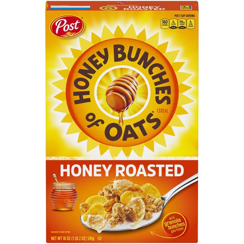 Post Honey Bunches of Oats Cereal Honey Roasted 18oz