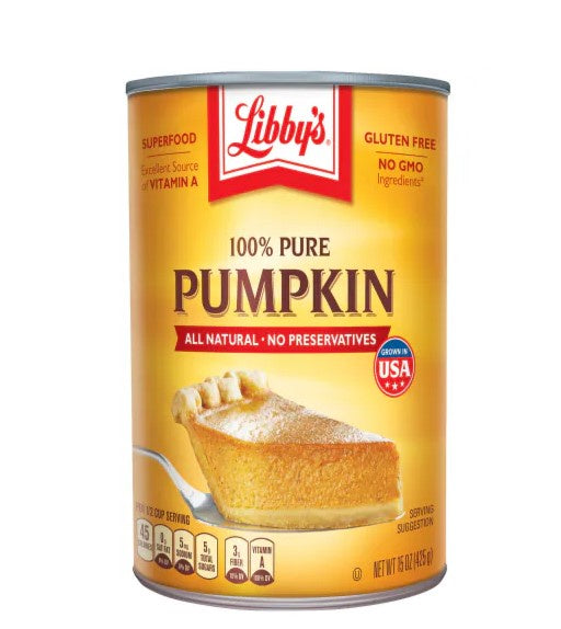 Libbys Canned Pumpkin 15oz