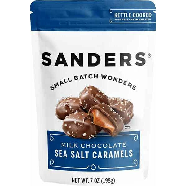 Sanders Milk Chocolate Sea Salt Caramels 7oz