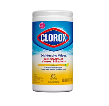 Clorox Disinfecting Wipes Crisp Lemon 85ct