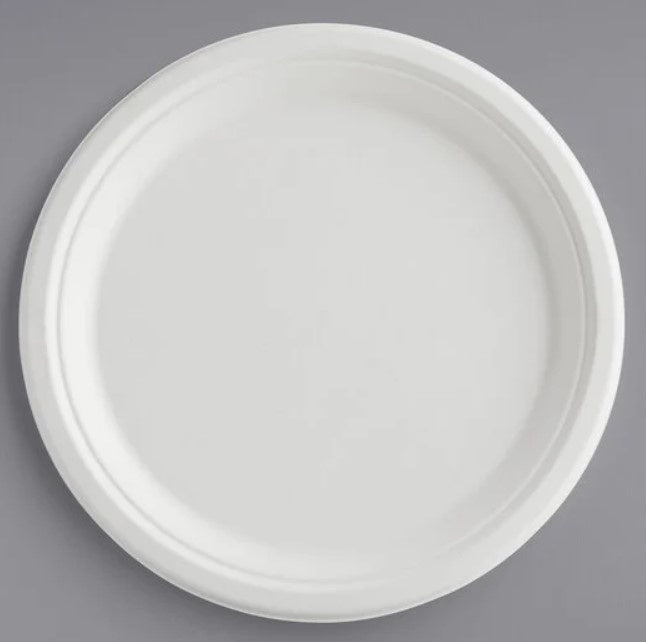 Round White Paper Plates 10"/125ct