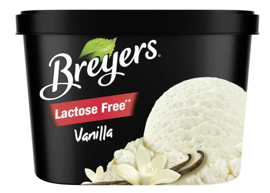 Breyer Lactose Free Vanilla Ice Cream 48oz.