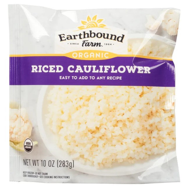 Earthbound Organic Steam In Bag Riced Cauliflower 10oz