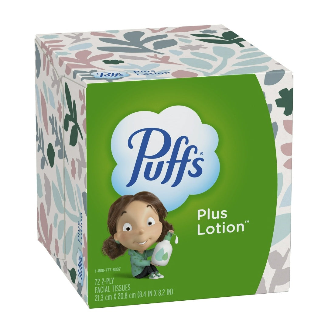 Puffs Facial Tissue Plus Lotion 72ct