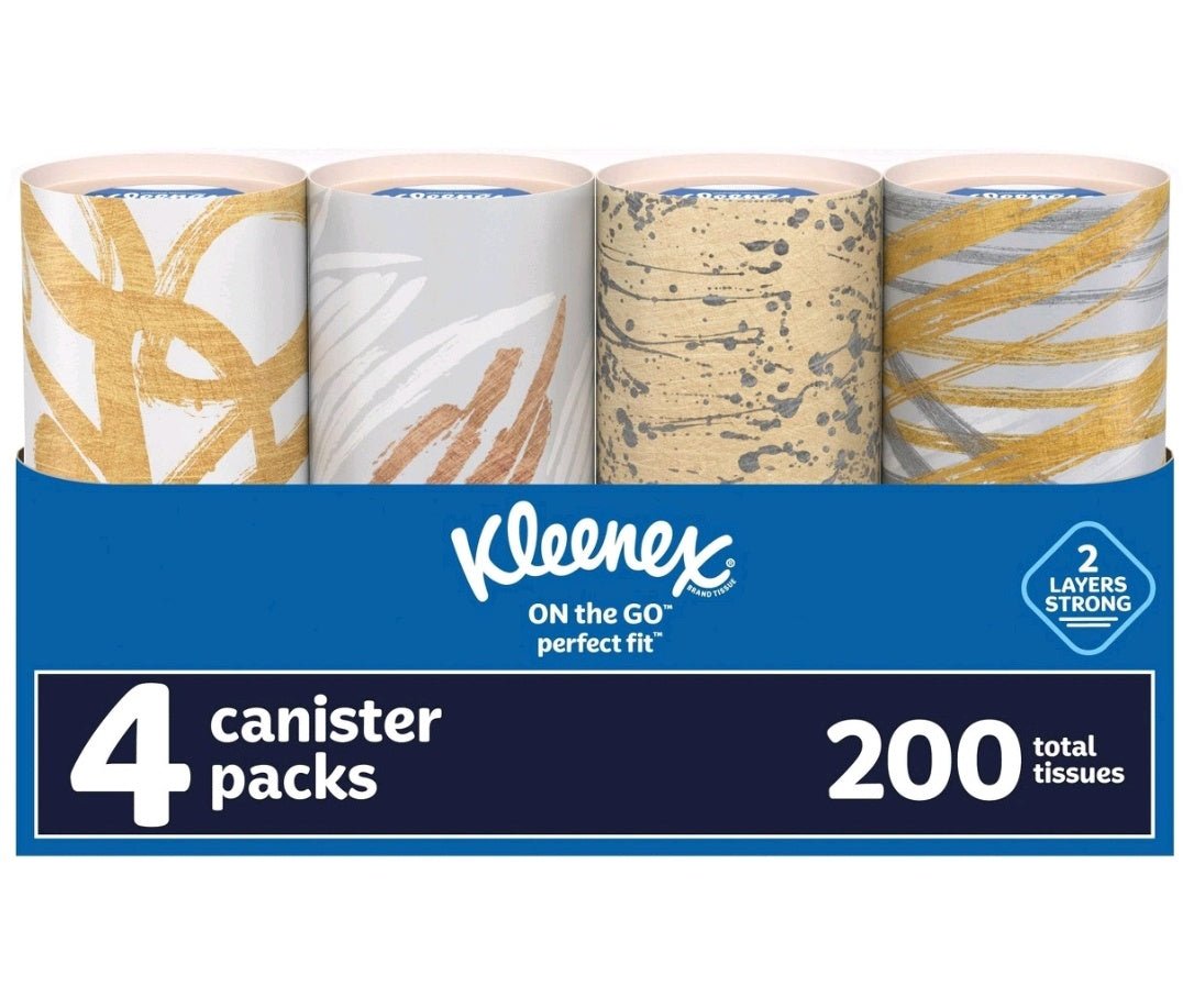 Kleenex Perfect Fit Facial Tissue 50ct/4pk