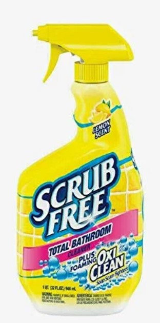 Scrub Free Total Bathroom Cleaner Plus Foaming Oxi Clean 32floz