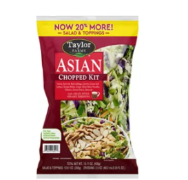 Taylor Farms Chopped Salad Kit Asian Style