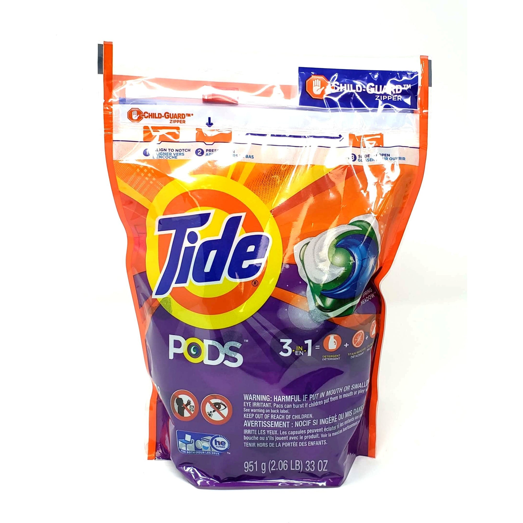 Tide Pods 3 in 1 Laundry Detergent Spring Meadow 39ct