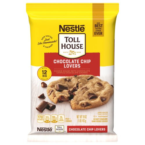 Toll House Ultimate Chocolate Chip Cookie Lover Dough 18oz