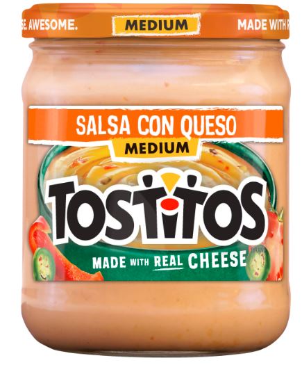 Tostitos Salsa Con Queso Medium 15 oz