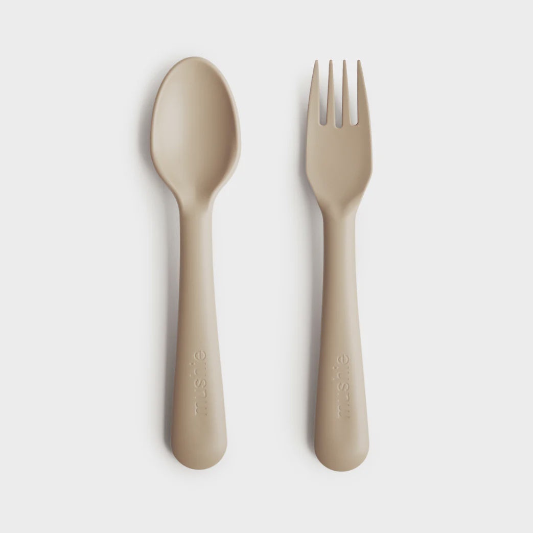 Mushie Fork & Spoon Set