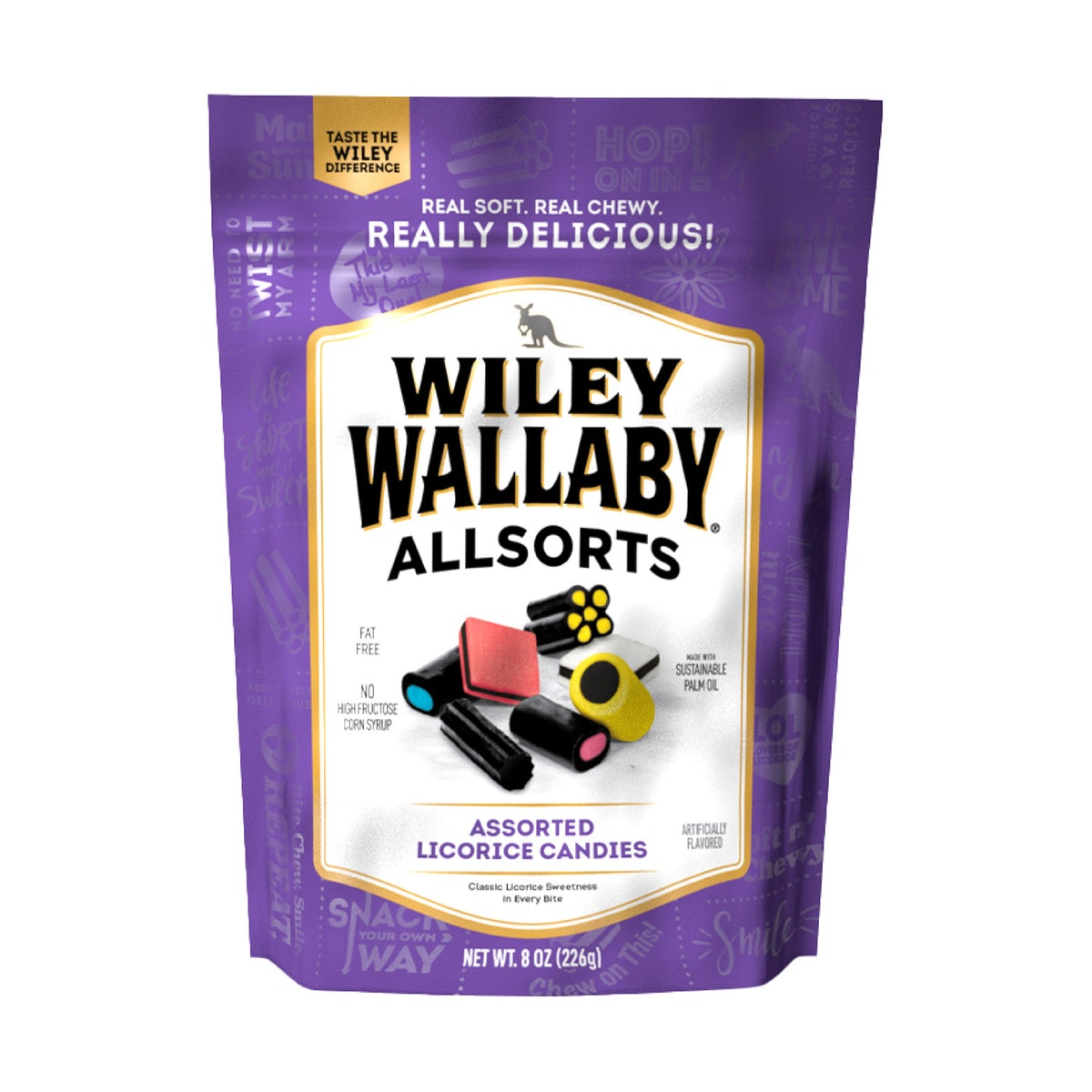 Wiley Wallaby Licorice Allsorts 8oz