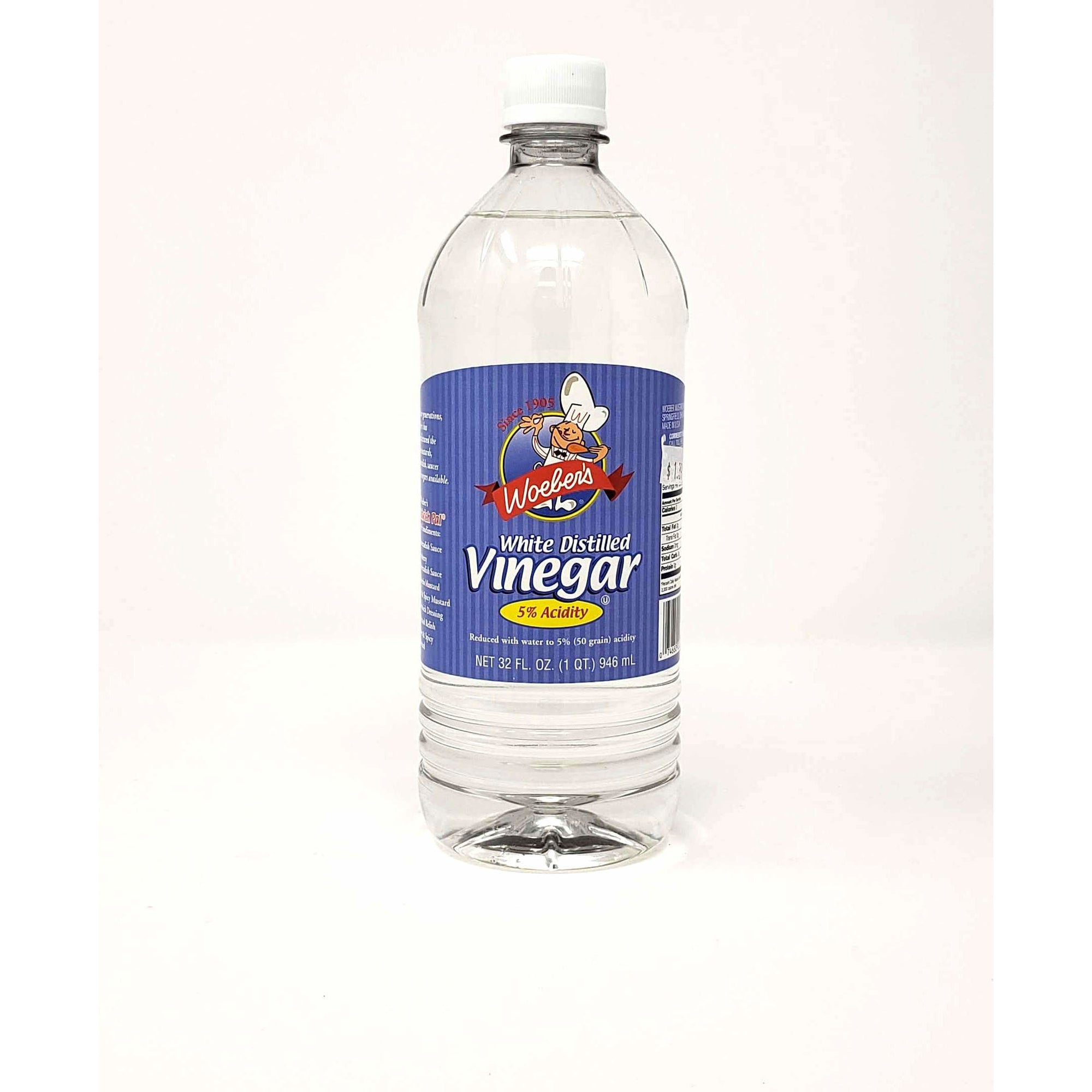 Woebers White Distilled Vinegar 32oz