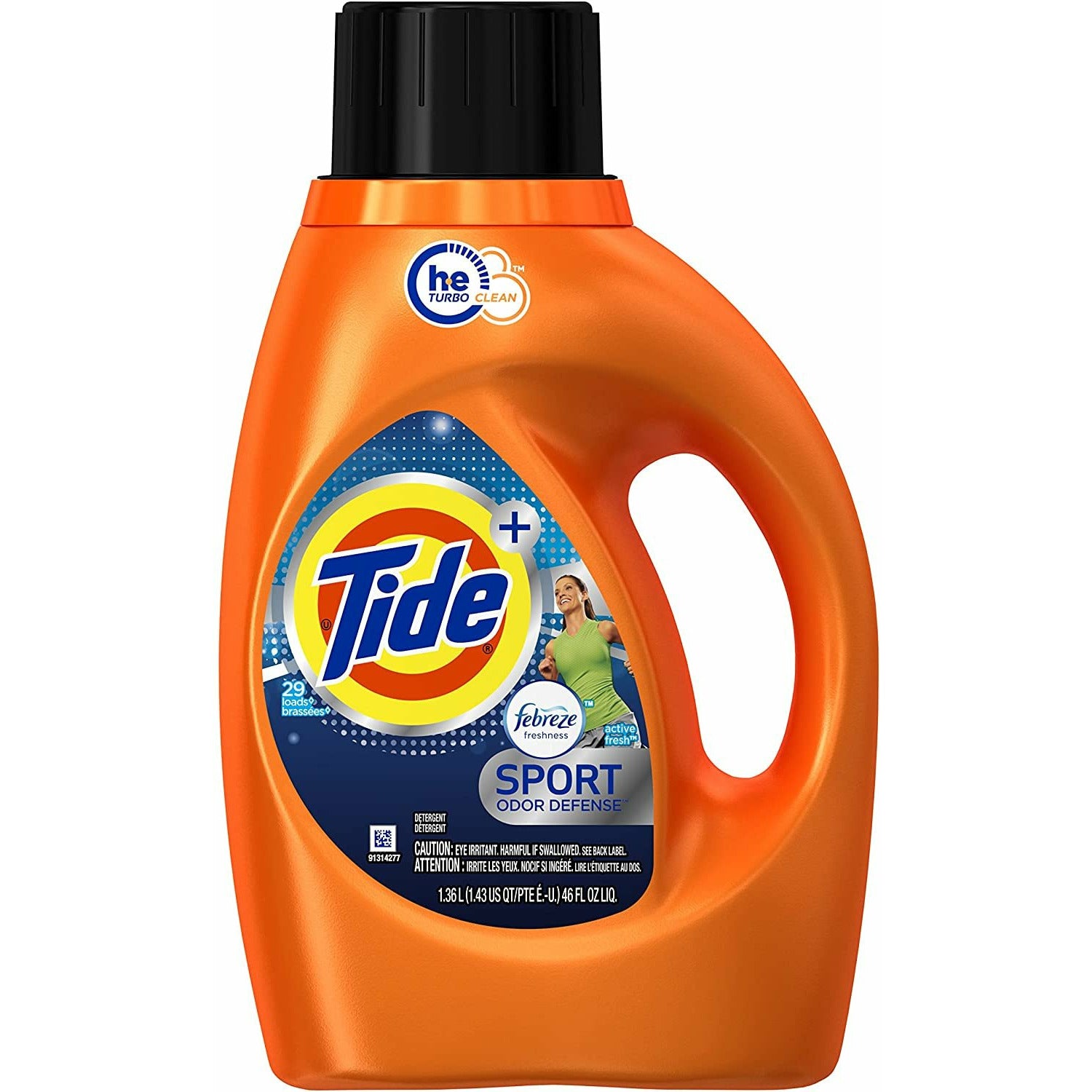 Tide Sport Odor Defense Laundry Detergent HE 92oz