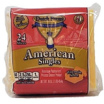 Dutch Farms American Singles  Cheese 16oz