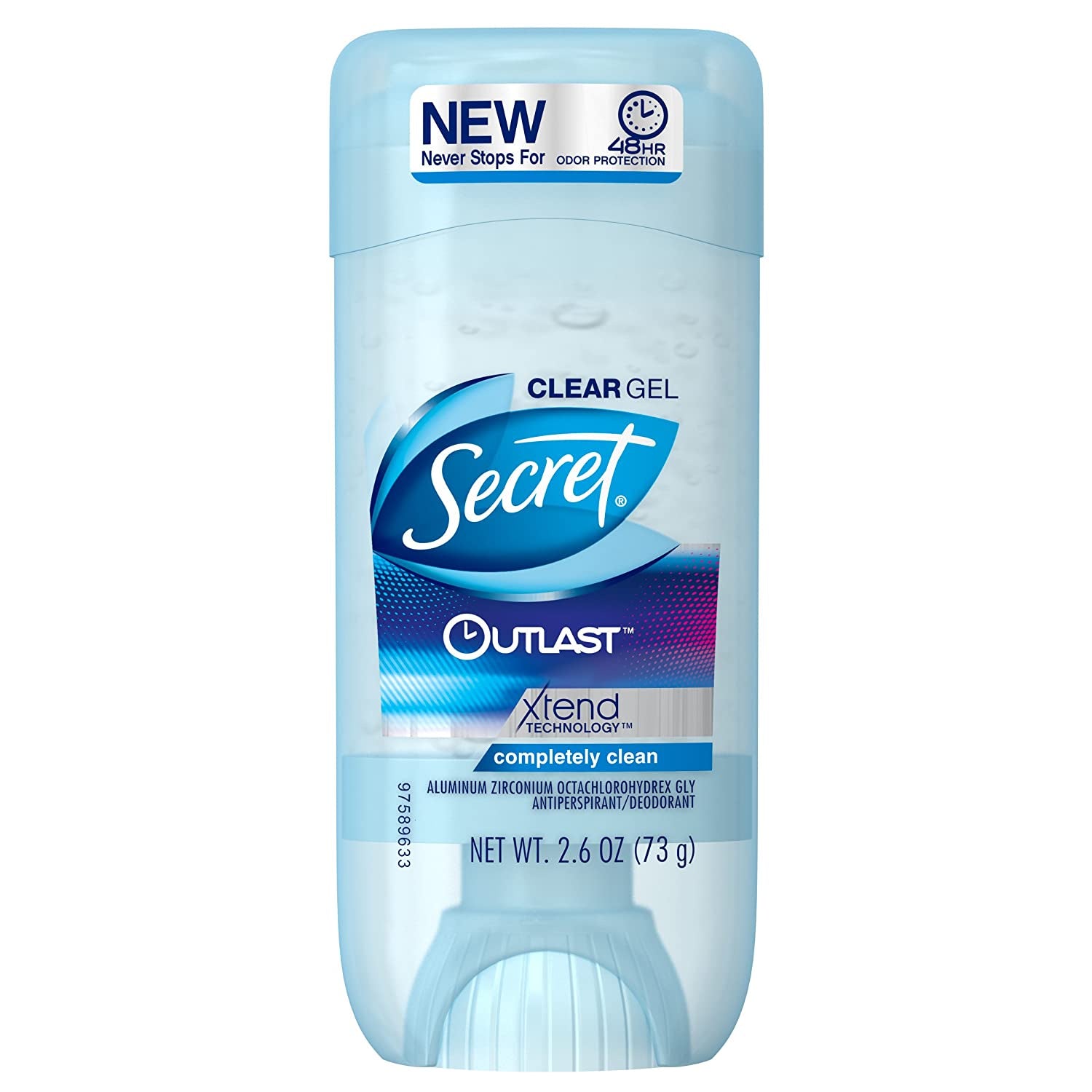 Secret Outlast Deodorant Antiperspirant Invisible Solid 2.6oz