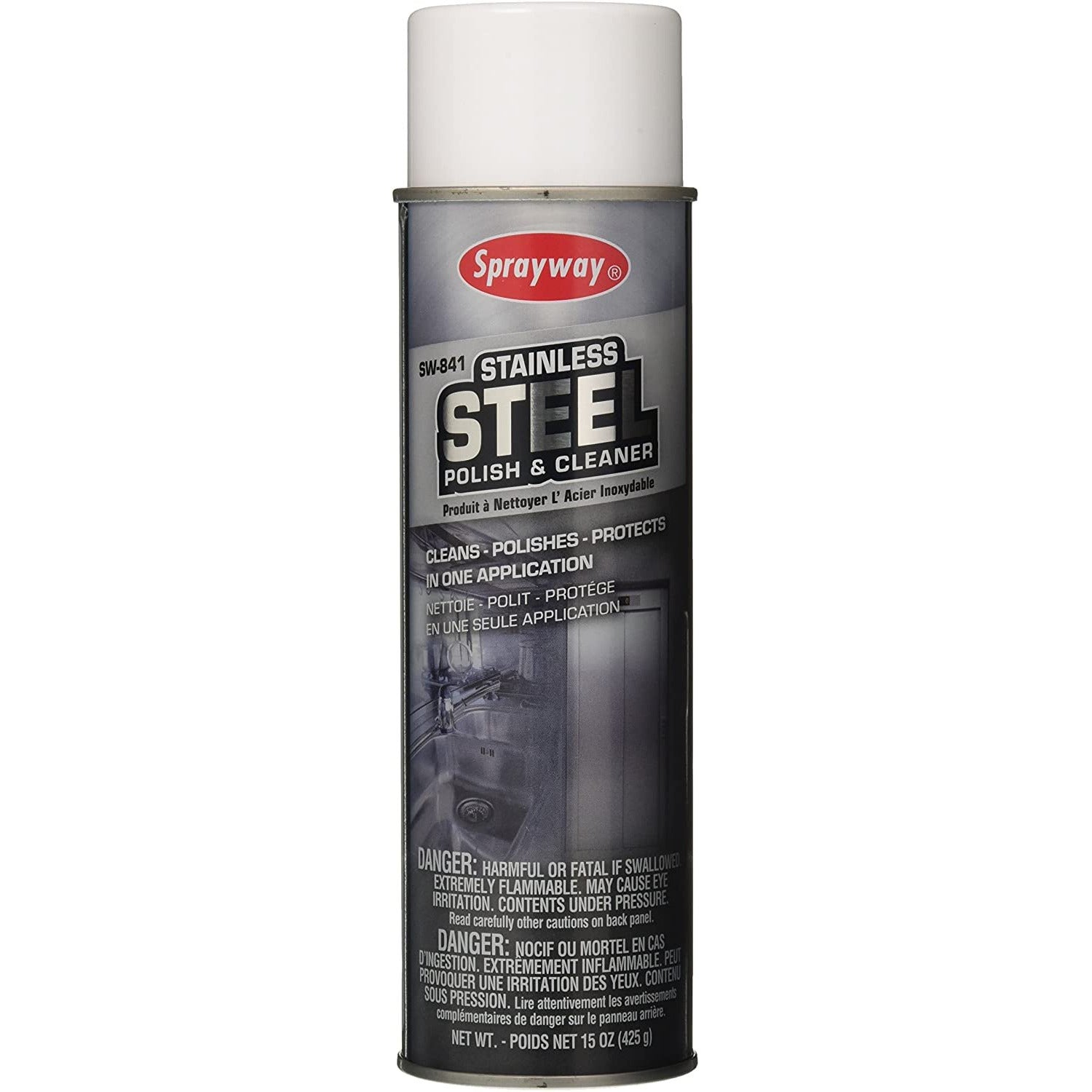 Sprayway Cleaner & Polish Stainless Steel 15oz