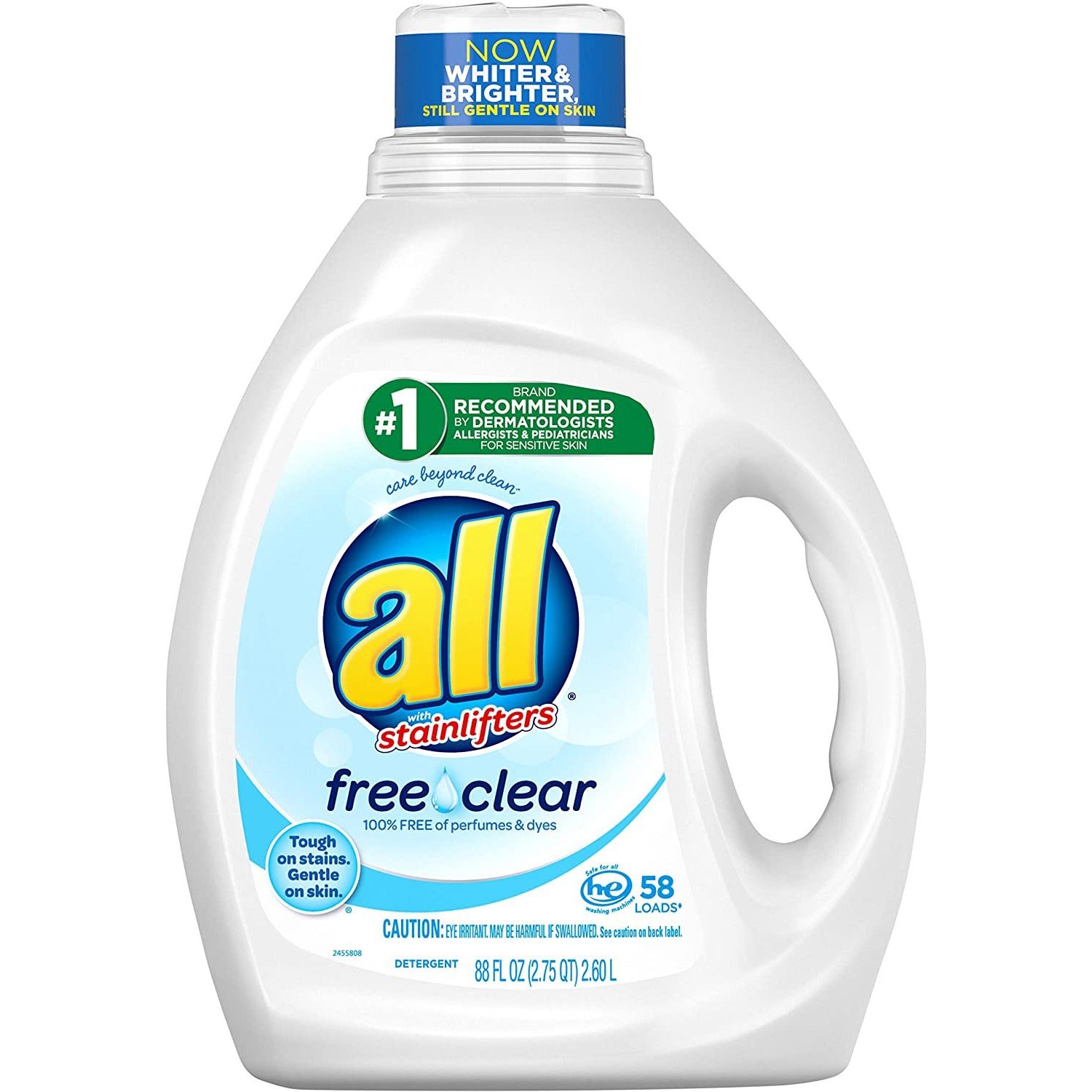 All Laundry Detergent Free & Clear 88oz