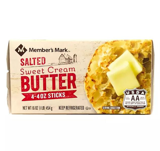 Members Mark Salted Butter Quarters 16oz