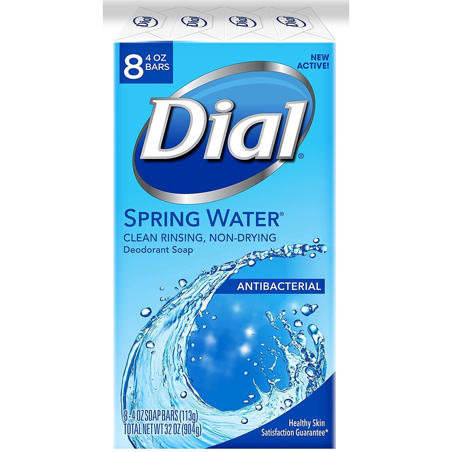 Dial Bar Soap Antibacterial Spring Water 8 ct.