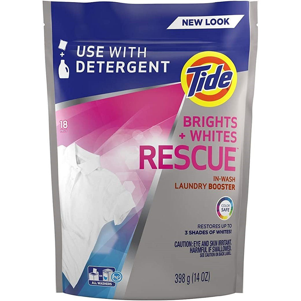 Tide Laundry Booster Brights & Whites Rescue 18ct