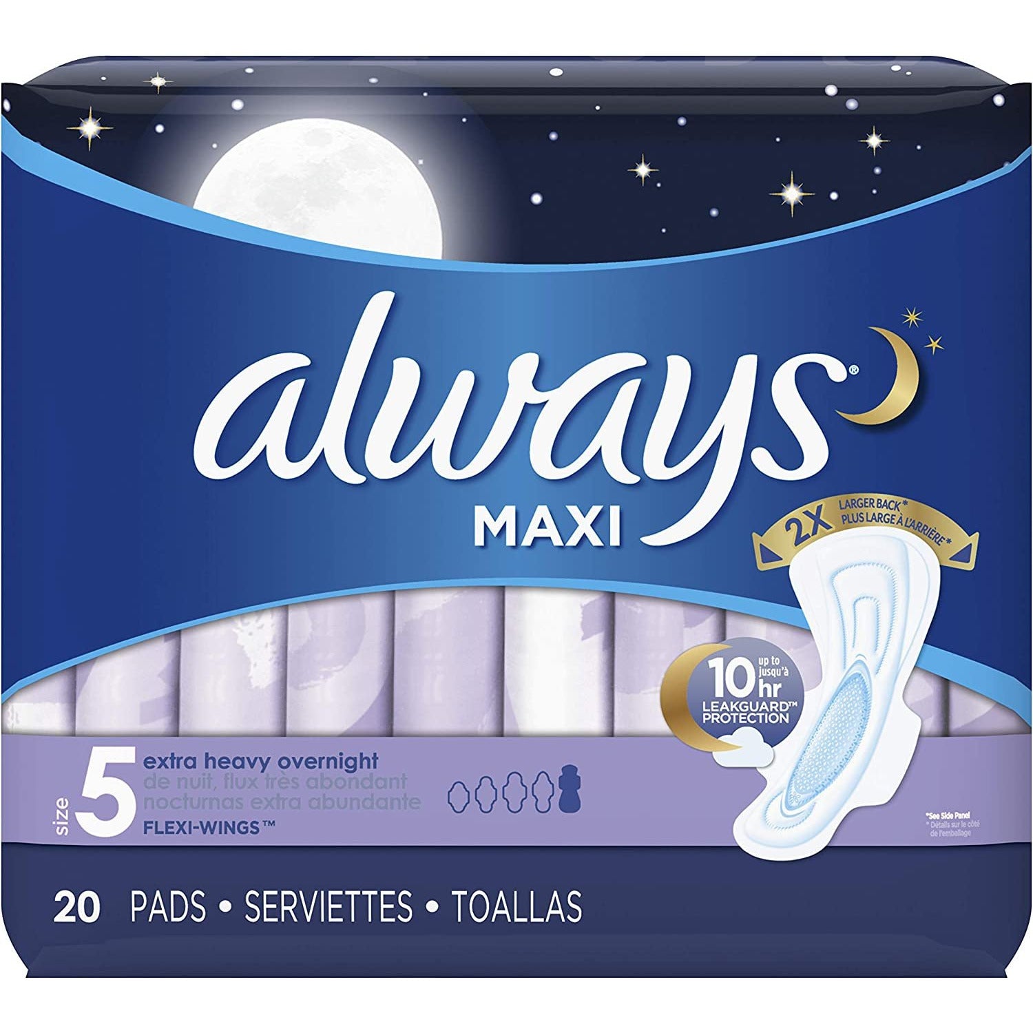 Always Pads Maxi With Wings Size 5 20ct