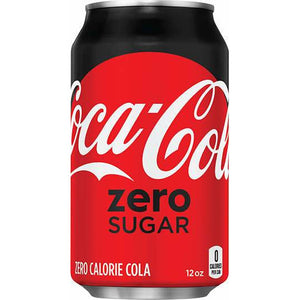 Coca Cola Soda Coke Zero 12ct/12oz(Deposit Incl)