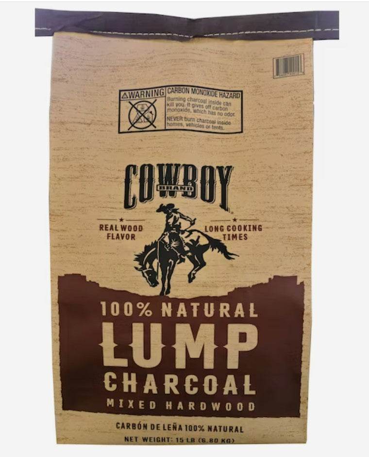 Cowboy Hardwood Lump Charcoal 15lb