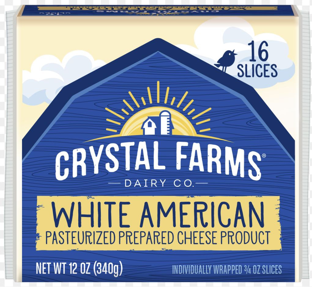 Crystal Farms White American IWS 12oz