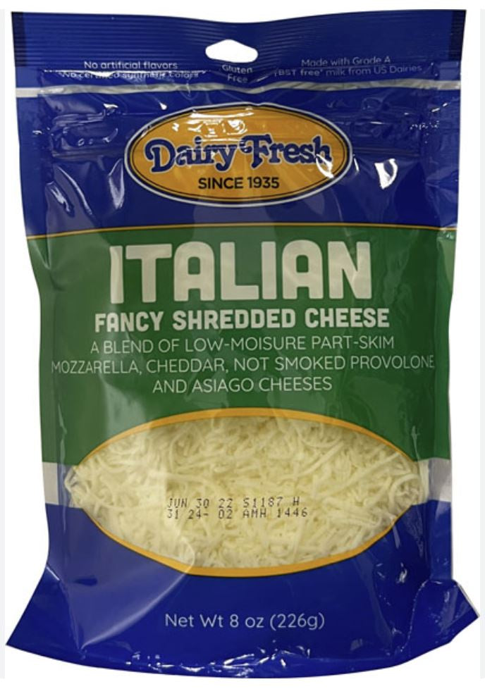 Dairy Fresh Italian Shredded 8oz