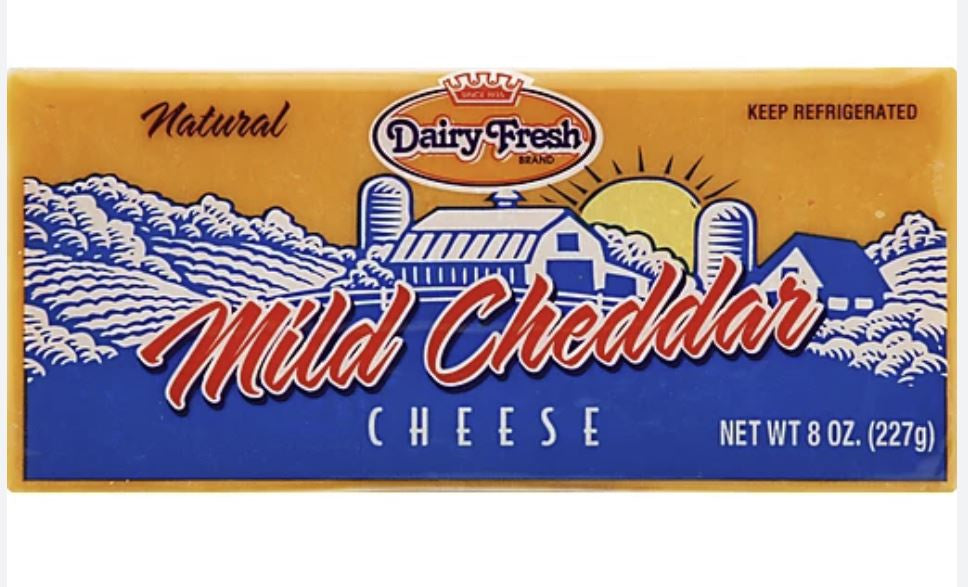 Dairy Fresh Mild Cheddar Cheese 8oz