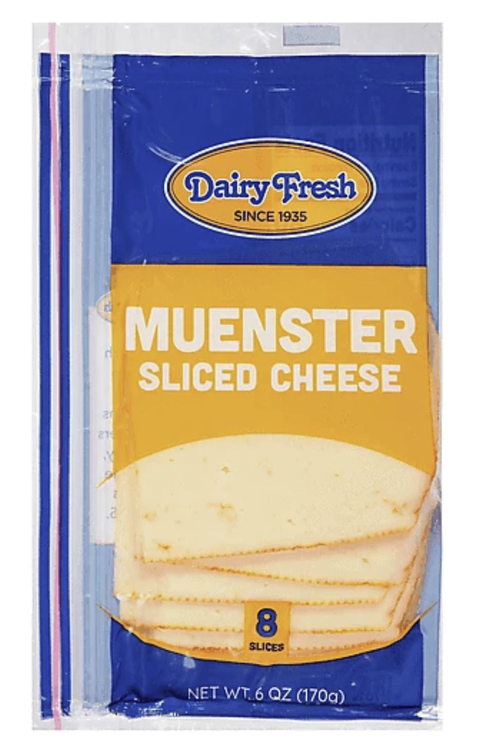 Dairy Fresh Muenster Singles 6 oz