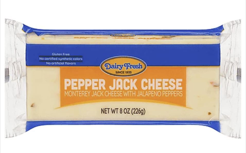 Dairy Fresh Pepper Jack Cheese Bar 8oz