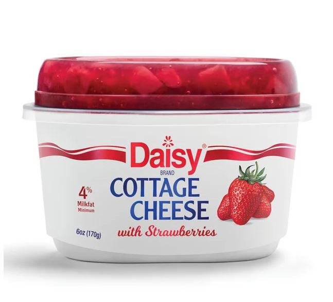 Daisy Strawberry Cottage Cheese 6oz