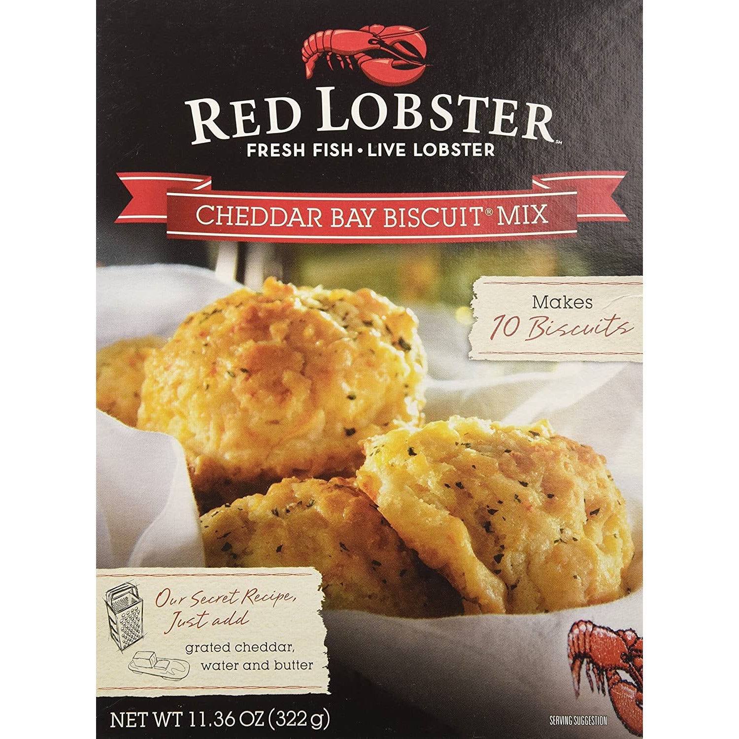 Red Lobster Biscuit Mix Cheddar Bay 11.36oz