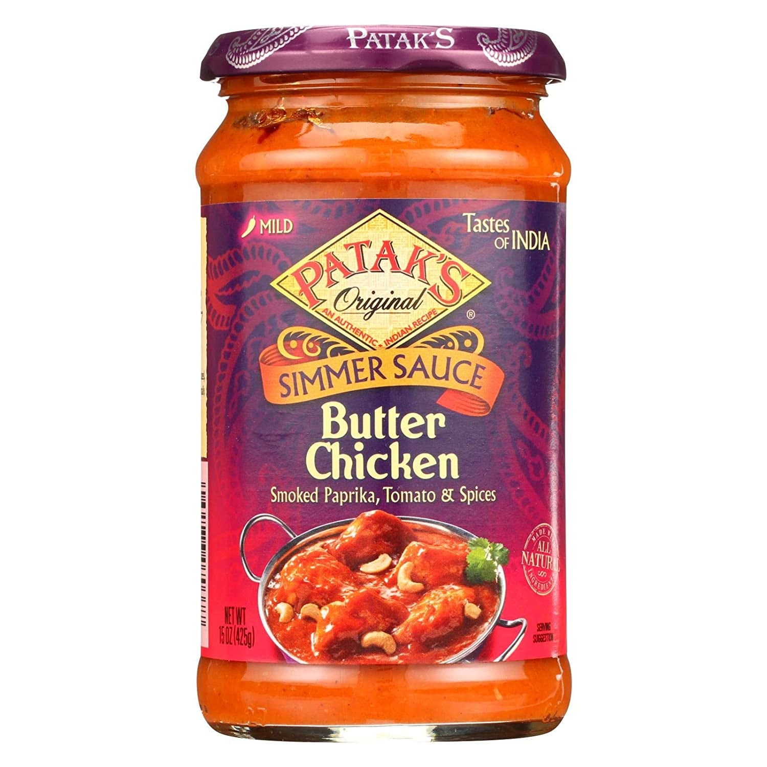 Pataks Butter Chicken Sauce 15oz