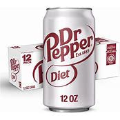 Coca Cola Soda Diet Dr Pepper 12ct/12oz(Deposit Incl)