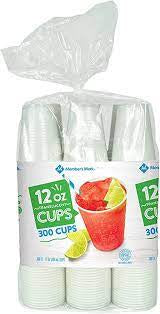 BIZ Member's Mark Translucent Plastic Cups (12oz, 300 ct)