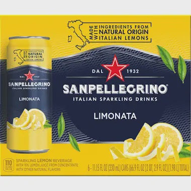 San Pellegrino Sparkling Water Limonata 6ct/11.15oz