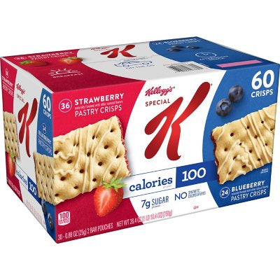 BIZ Kellogg's Special K Pastry Crisps, variety (60 ct.)