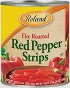 Roland Fire Roasted Red Pepper Strips 28 oz