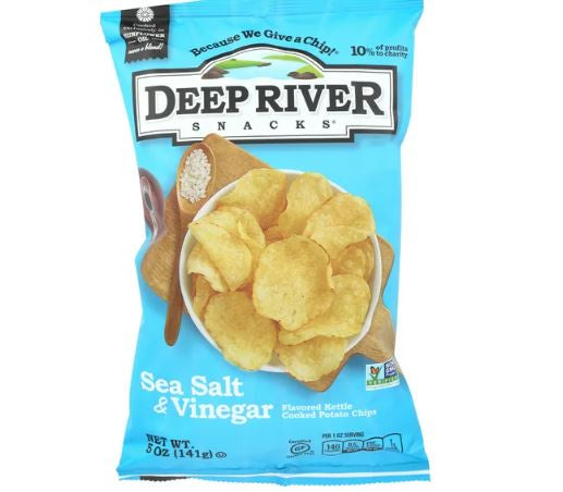 Deep River Snacks Kettle Chips Salt & Vinegar 5oz