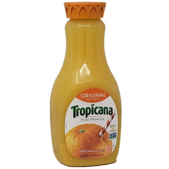 Tropicana Original No Pulp Orange 52oz (Chilled)