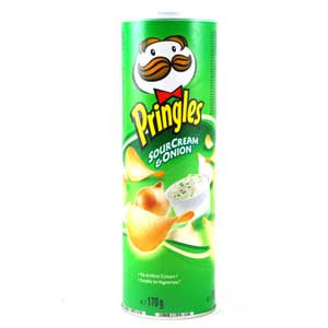 Pringles Chips Sour Cream & Onion 6.38oz