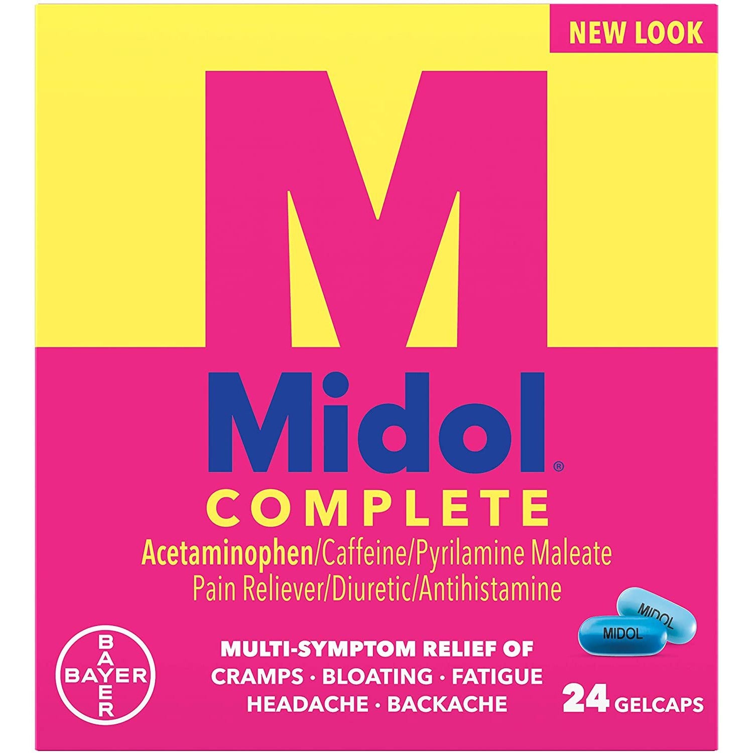 Midol Complete Acetaminophen 24ct