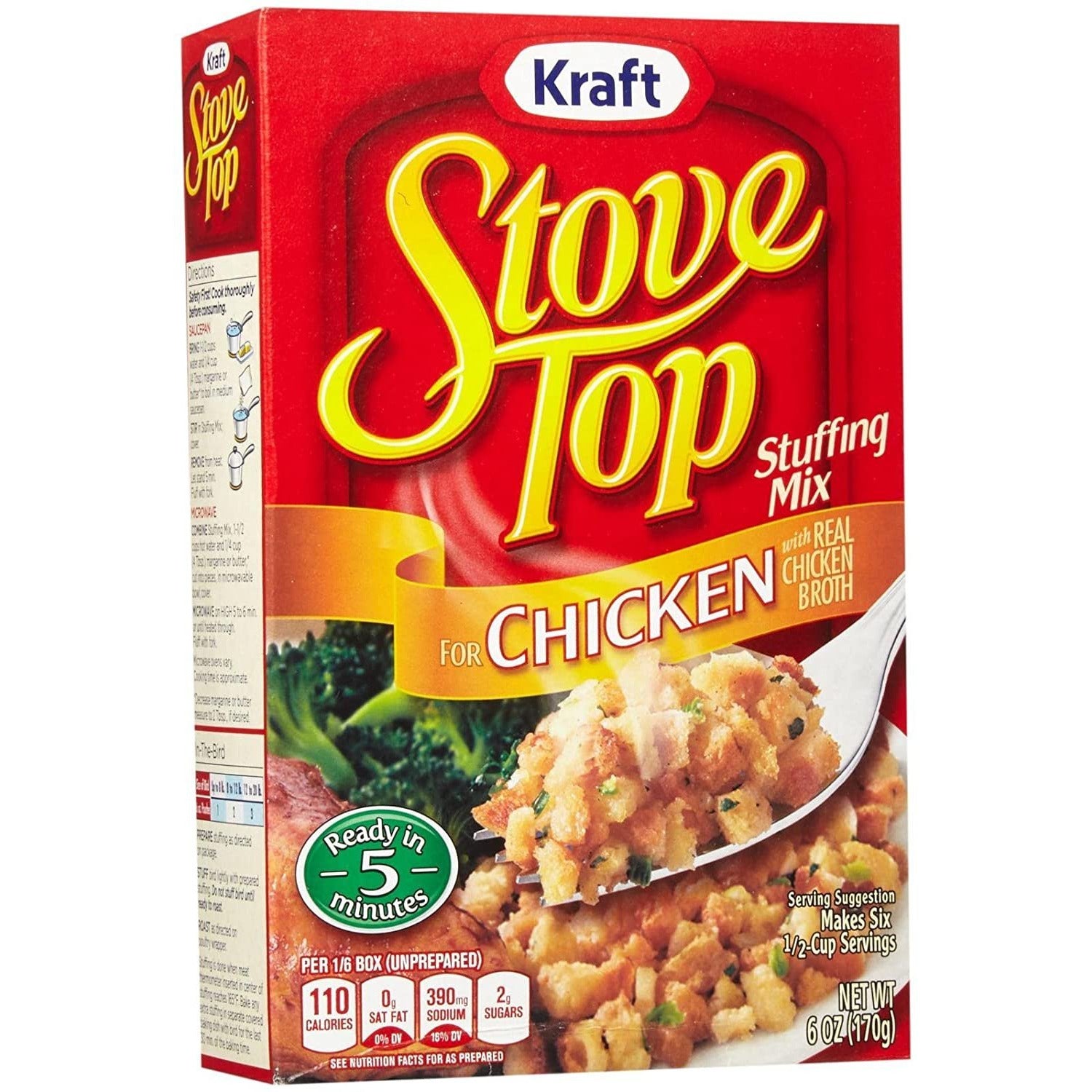 Kraft Stove Top Stuffing Mix Chicken 6oz